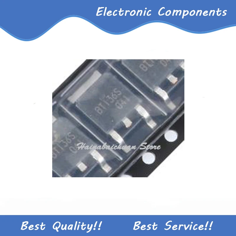 

10 шт./лот BT136S TO252 новая и оригинальная фотография