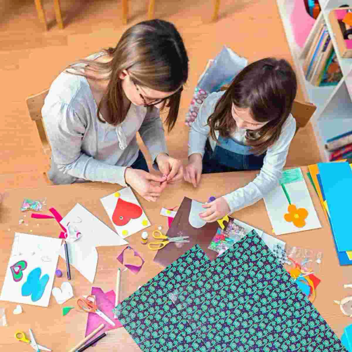 

5 шт., бумажные листы для упаковки подарков