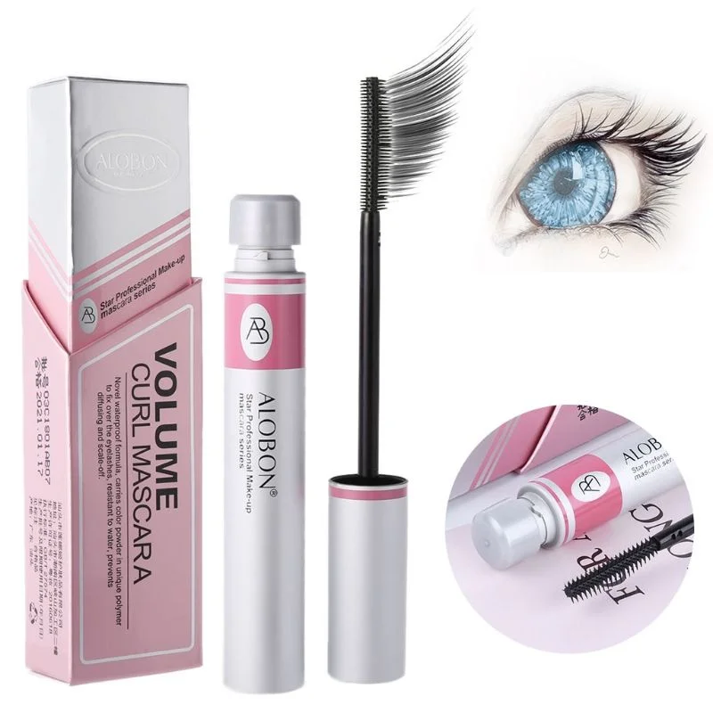 

3D Black Curling Mascara Makeup Volume Quick Dry Thick Eyelash Waterproof Curling Eyelash Fine Brush Extension Mascara Makeup