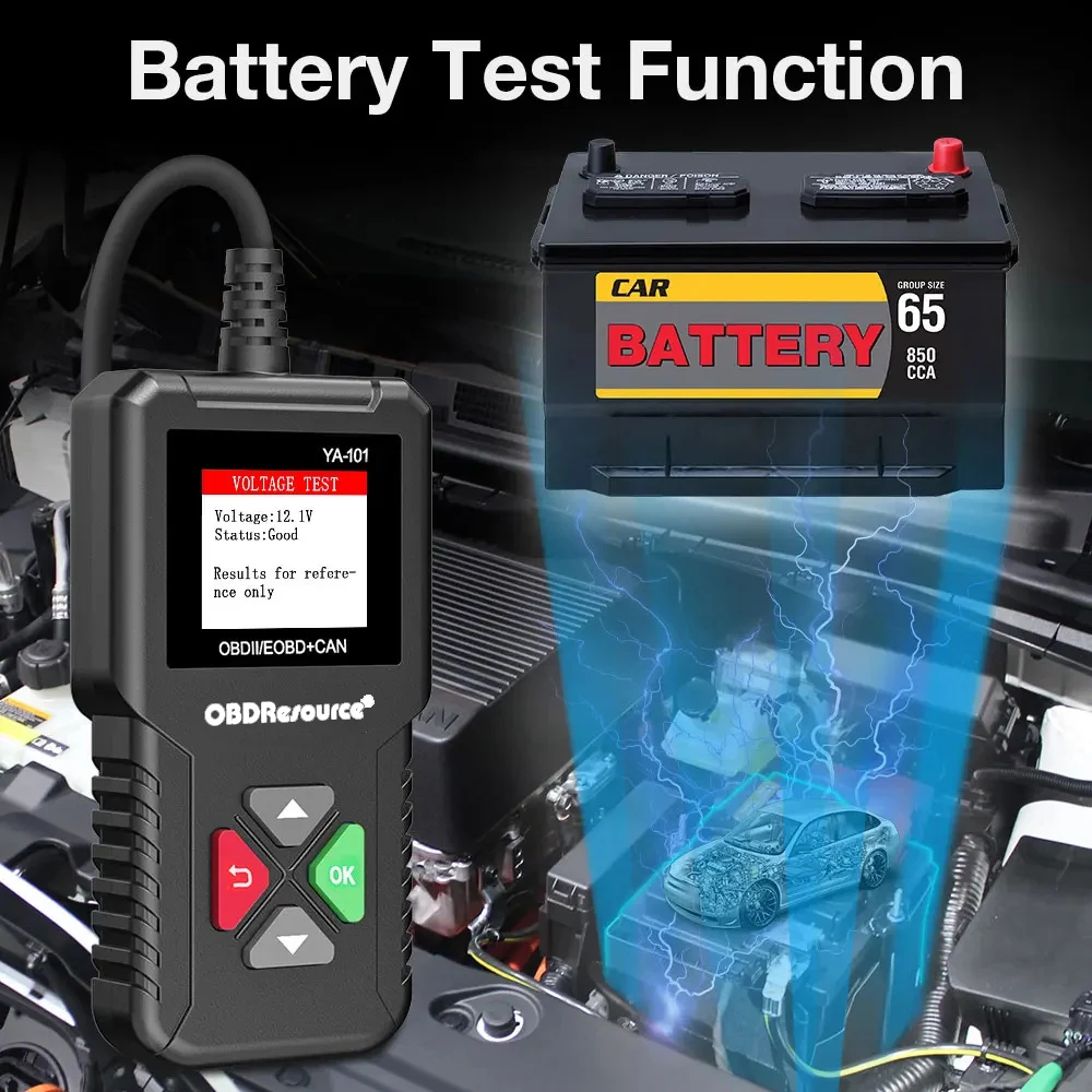 Диагностический инструмент obdresources YA101 OBD2 многоязычный диагностический