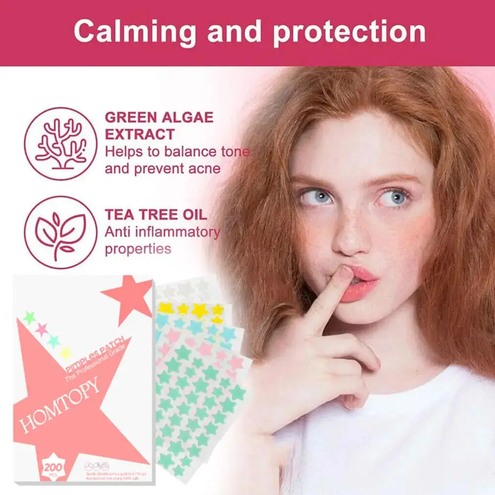 200 шт. водостойкие Патчи от акне