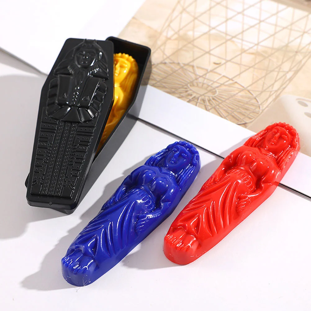 Поддельный похоронный гроб Хэллоуин Мумия Реквизит Сцена Макет Декор Вечеринка