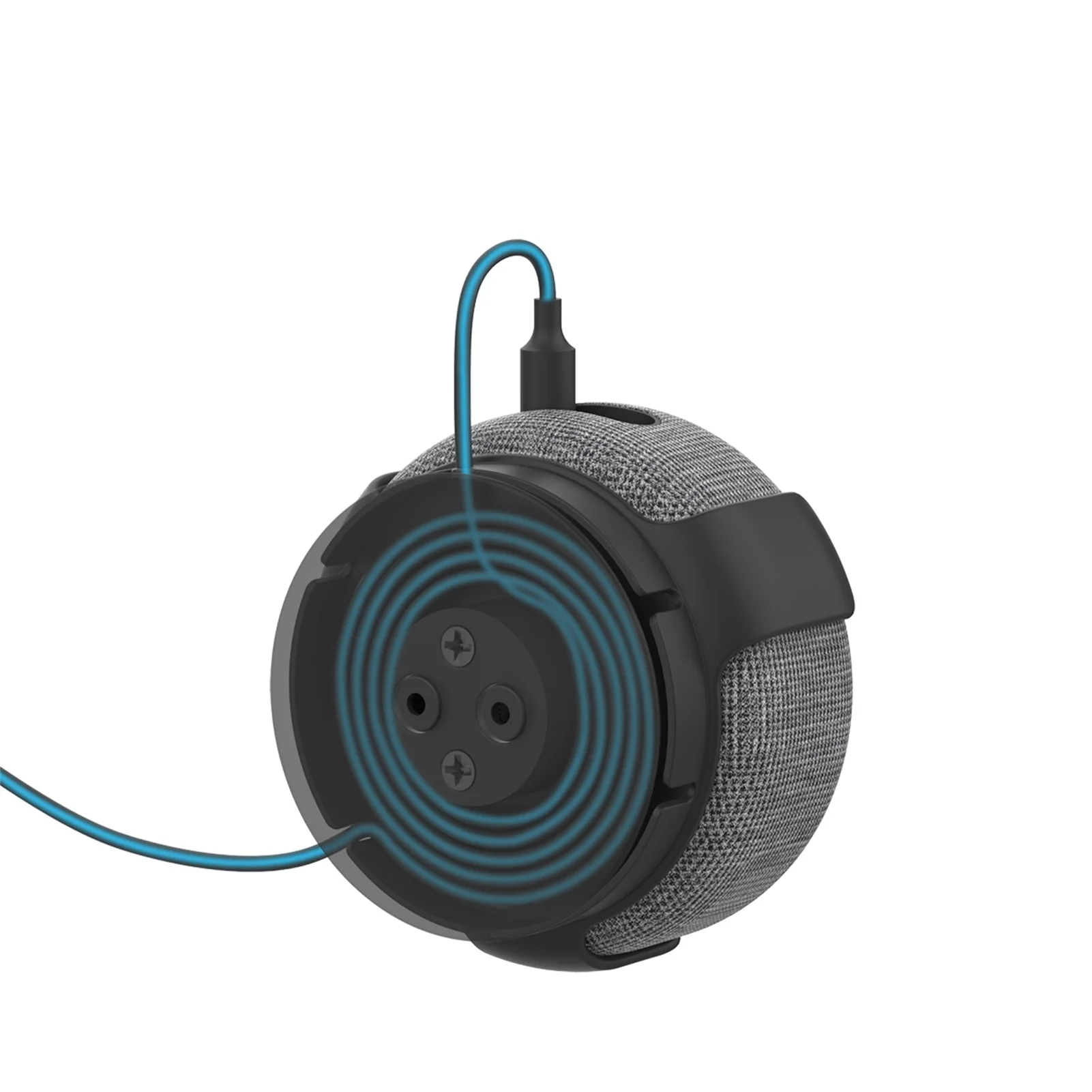 Настенный держатель для Echo Dot 3-го поколения со встроенным кабелем Экономия