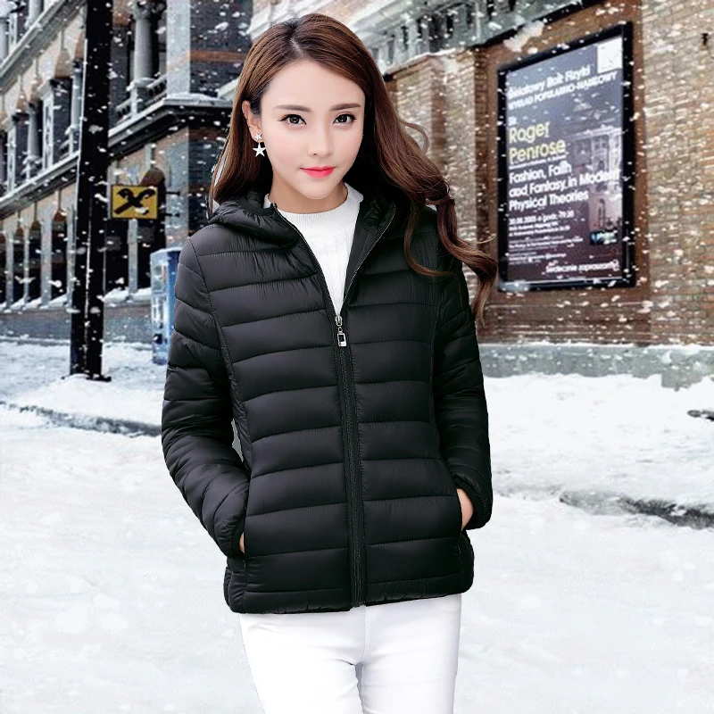 Женская Стеганая куртка короткая укороченная парка с хлопковой подкладкой