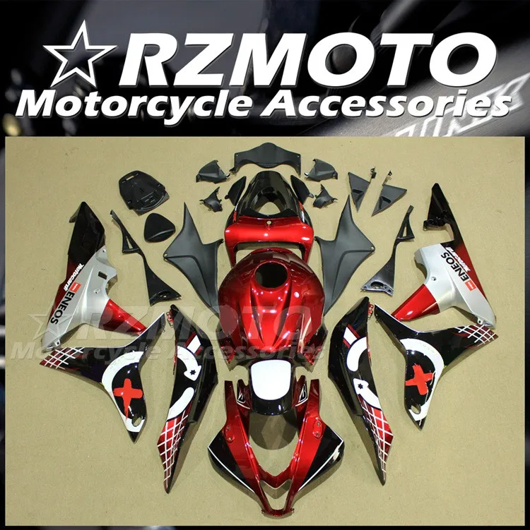 

4Gifts Injection Mold New ABS Motorcycle Bike Fairings Kit Fit For HONDA CBR600RR F5 2007 2008 07 08 Bodywork Set Red