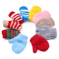 5pcspack mini knitted gloves for handicrafts sewing supplies party decoration diy handmade make earrings accessories material
