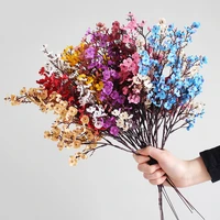 artificial flowers gypsophila dried bouquet fake silk plants decor wedding party diy home garden real touch decoration bouquets