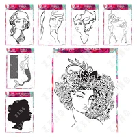 new dainty dame top tail lace face dreamer citizen glamour waves diy layering stencils painting scrapbook coloring embossing