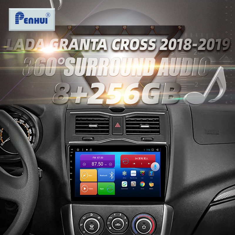 

HIFI for Lada GRANTA CROSS 2018-2019 Car Radio Multimedia Video Player Navigation GPS Android10.0 double din