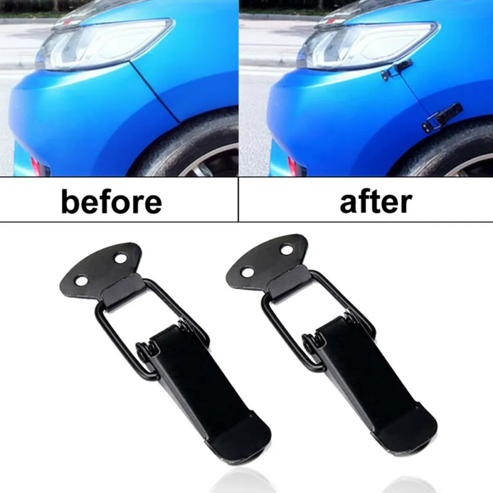 

Trunk Bumper Release Accessories Black Car Fender Hatch Lids Parts Quick