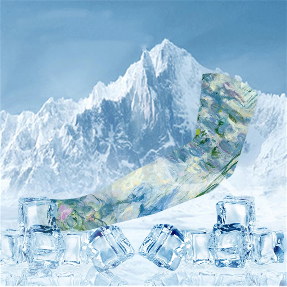 Женская летняя Солнцезащитная накидка с принтом масляной живописи |