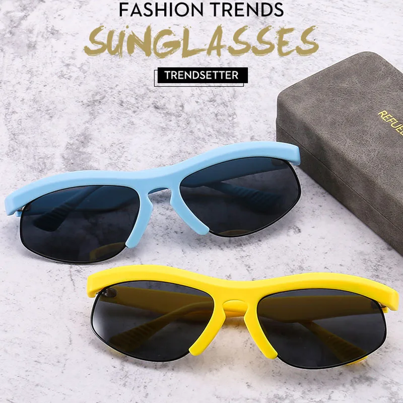 

Fashion Accessories Half Frame Candy Colors Sunglasses y2k Sports Sunglasses Luxury UV400 Casual Sunglasses for Adult,Women,Men