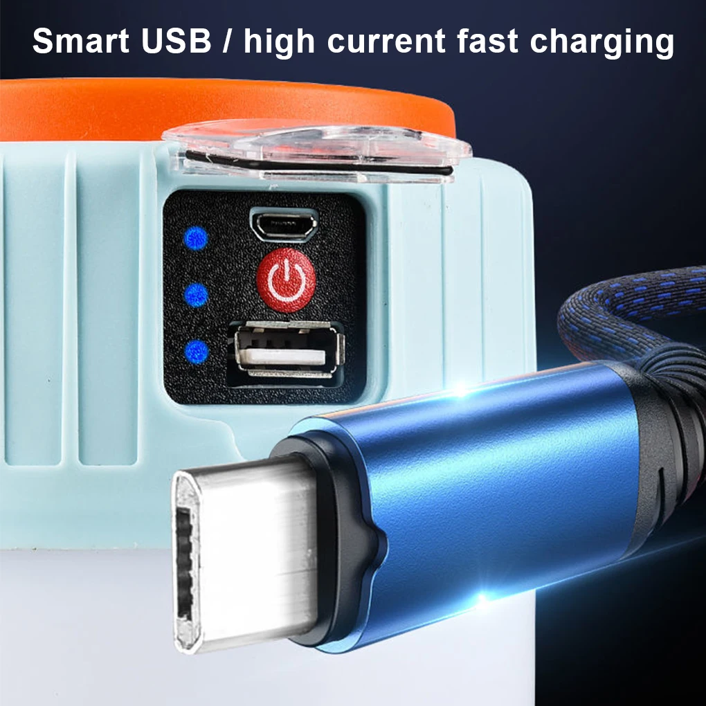 

Outdoor Solar LED Lamp Bulbs USB Rechargeable Light High Precision Hook Camping Night-light Home Decor Night Market Stall
