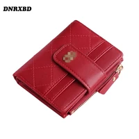 fashion womens wallet luxury multi card short coin pocket ladies designer wallets portefeuille femme coin bag new money bag