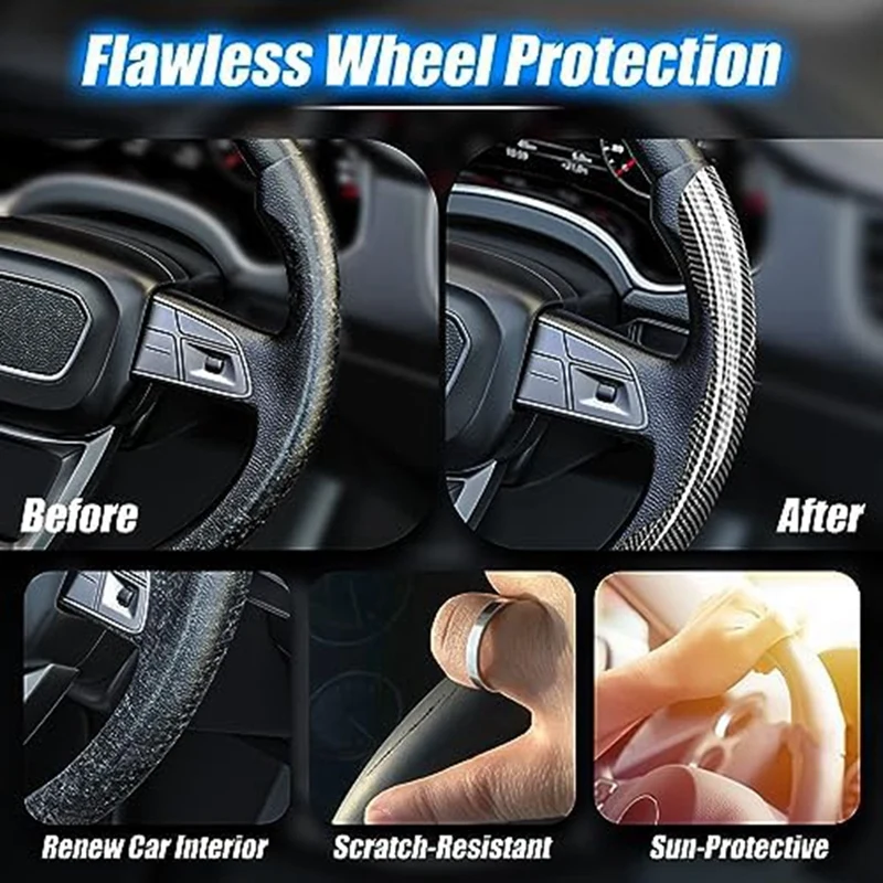 Универсальный чехол на руль из углеродного волокна жесткая защитная пленка