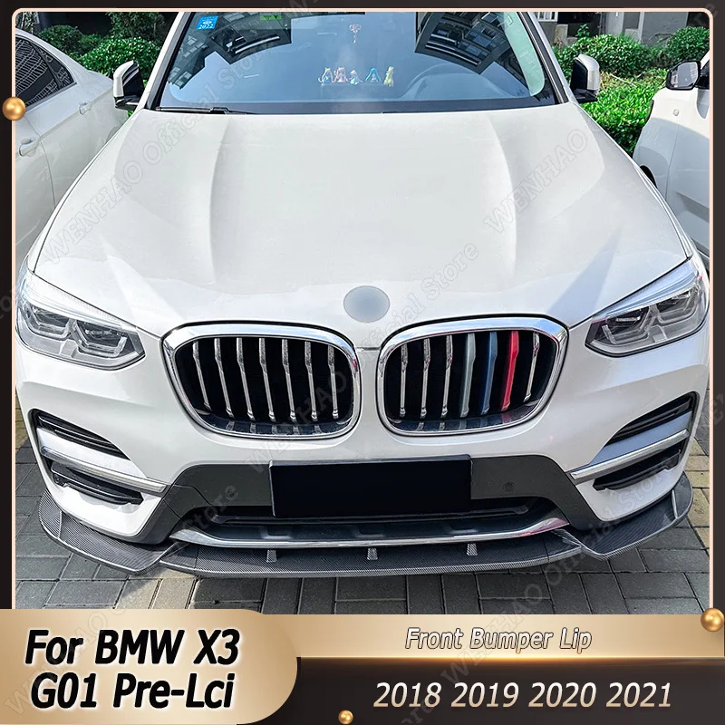 Диффузор для переднего бампера BMW X3 G01 Pre-Lci 2018 2019 2020 2021