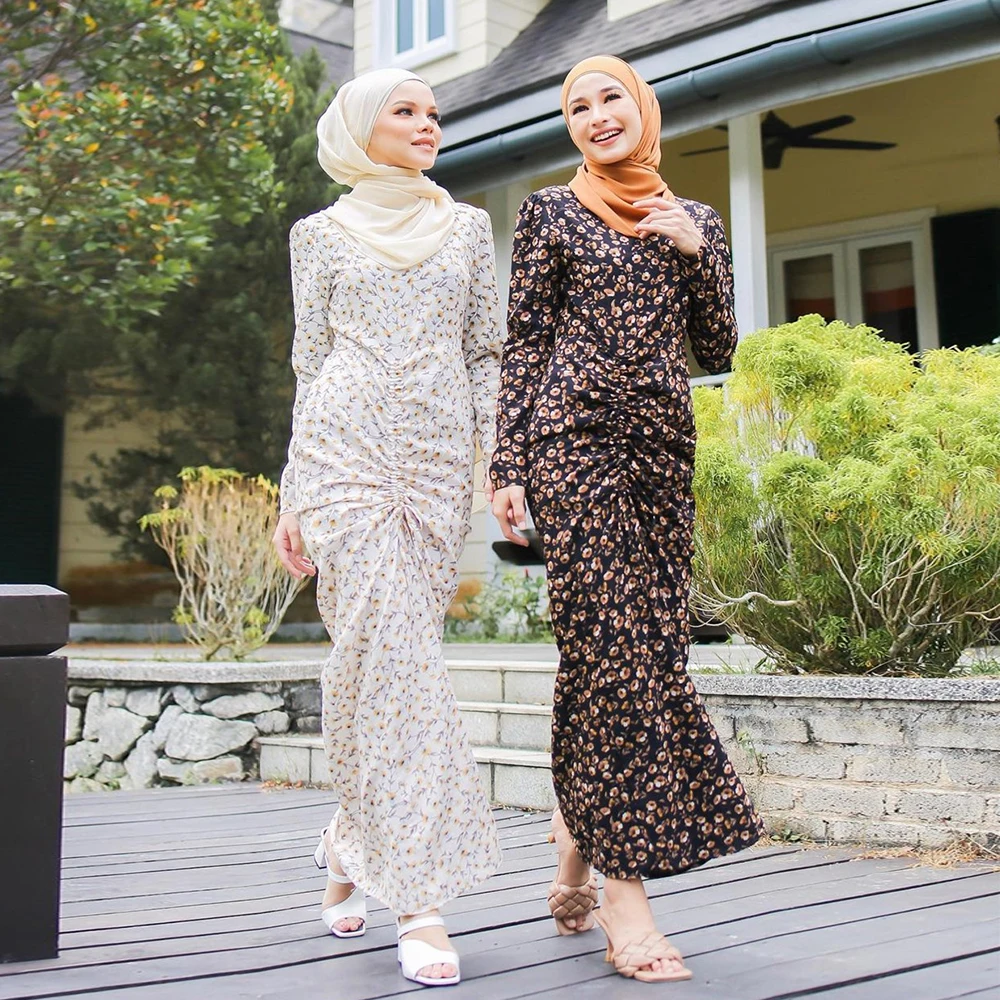 

Рамадан Eid Mubarak Abaya Дубай, Турция Саудовская Аравия ислам индийское мусульманское Цветочное платье Abaya s для женщин длинное женское платье ...