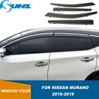 Дефлекторы боковых окон для Nissan Murano 2016 2017 2018 2019 2020, козырек окон, дефлектор от солнца, дождя, защита от погоды, солнца