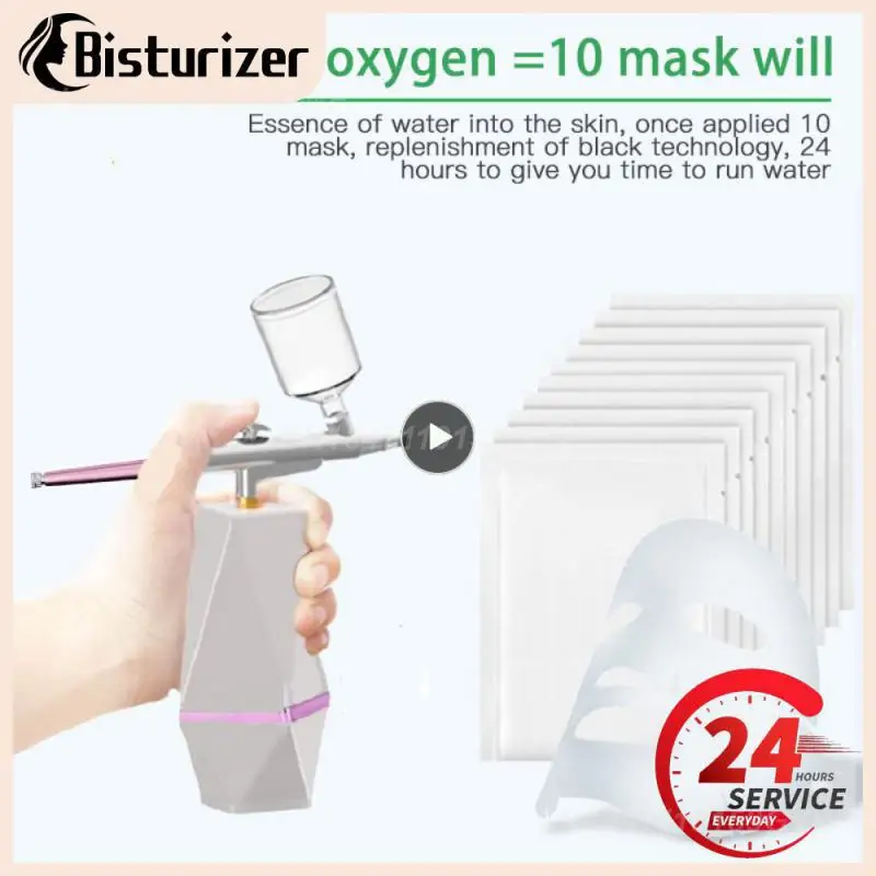 

Portable Oxygen Injecting Apparatus Hand Held Sprayer Home Facial Beauty Instrument Cleaning Deep Reshaping Beautiful Skin