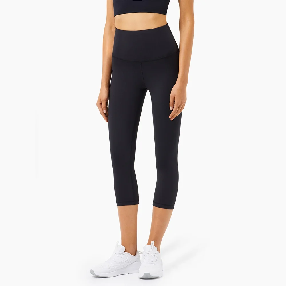 Solid Color Comprehensive Training  Workout Yoga Pants High Waist Fintess Legging Gym Clothe Women High Waist Lifting Peach Hip