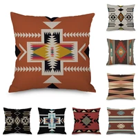 2022 ethnic style geometric cushion cover for sofa car office home decor pillow case outdoor camping throw pillow cover 45x45cm