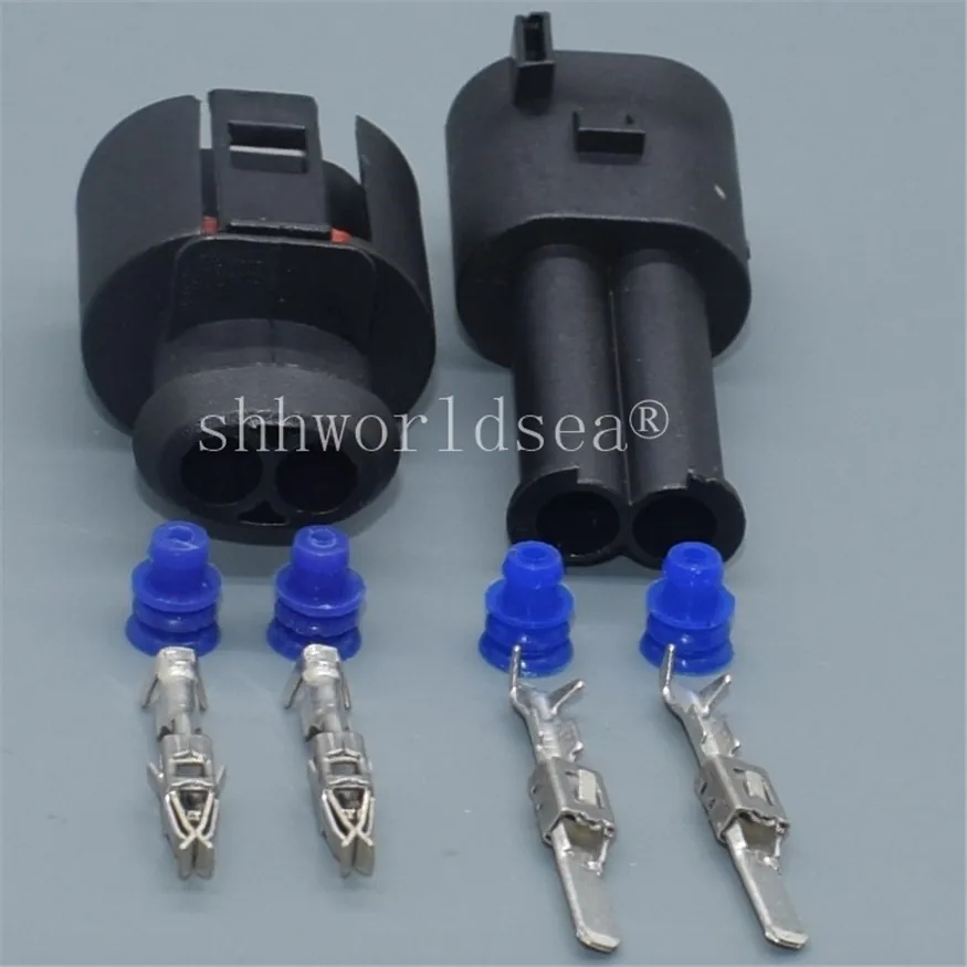 Shhworldsea 1 комплект 2-контактный автоматический герметичный штекер