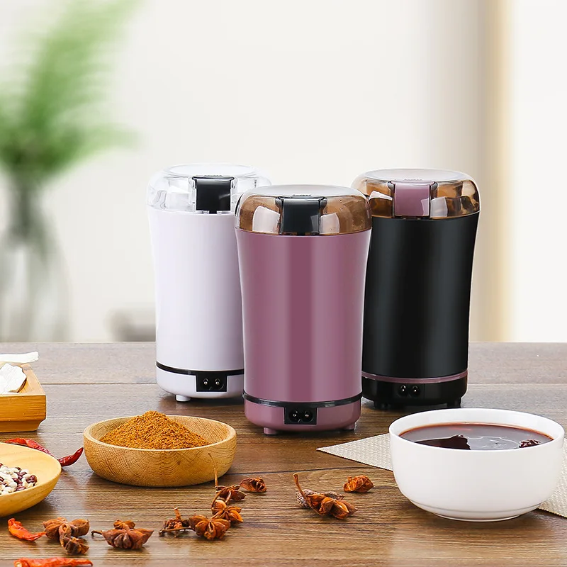 Electric Coffee Grinder Household Multi-Purpose Pulverizer Mini Salt Pepper Grinder Nuts Seed Coffee Bean Maker enlarge