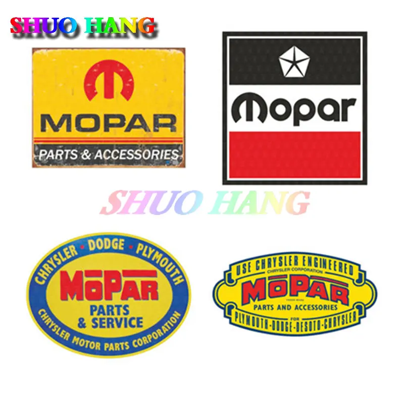 Винтажные наклейки Mopar, США, V8, тюнинг, большой блок, Us Muscle Car Mg632, мотоциклетный шлем, автомобиль, ноутбук, виниловые наклейки для кемпинга