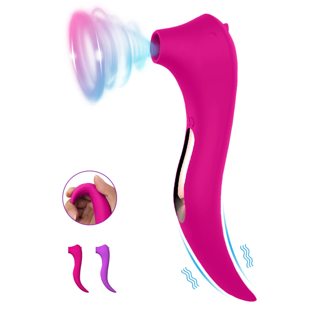 

20 Speeds Dildos Sucking Vibrator Sex Toys For Women Clitoris Sucker Stimulator 2 Motors G-Spot Vagina Massager Goods For Adults