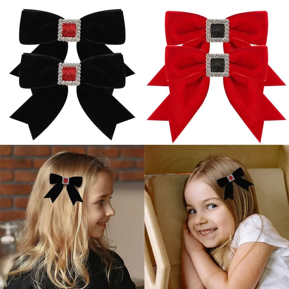 

Fashion Vintage Sweet Korean Style Velvet Hair Clip Long Tail Hair Accessories Bow Hair Clip