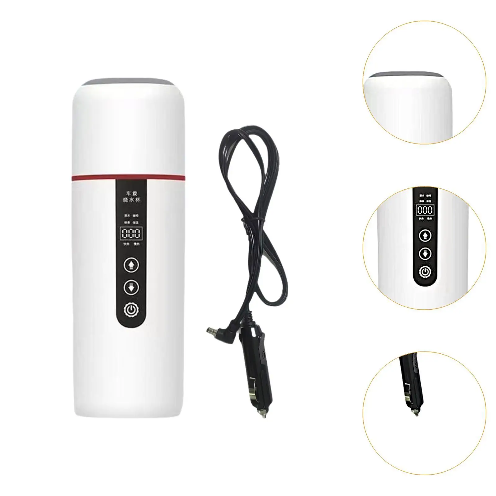 Автомобильный чайник 12 В/24 В автомобильный электрический с подогревом чашка для