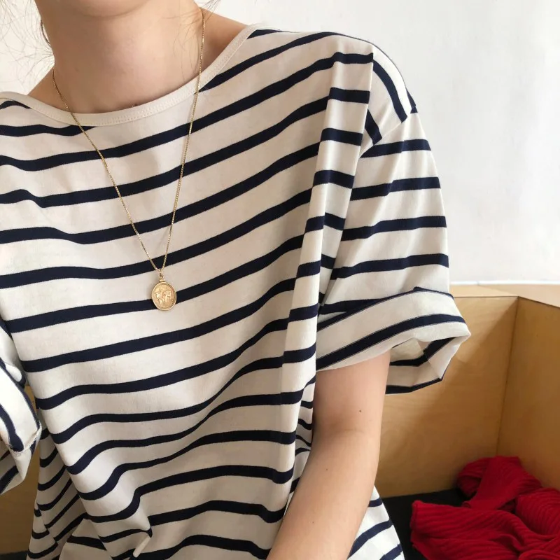 2023 Ins Hot Sale Summer Pajamas Dress for Young Women Ladies Striped Printed Long Home Dresses Korea Fashion Casual Loungewear