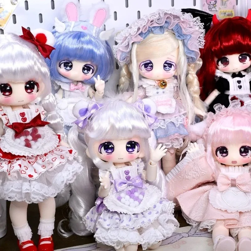 Фото В наличии: Оригинальная коллекционная фигурка BJD 1/6 Sweet Shopwindow со съемным париком, в слепой коробке, настольная, кавайная, с подвижными суставами, для декора, коллекционные игрушки, подарки №1