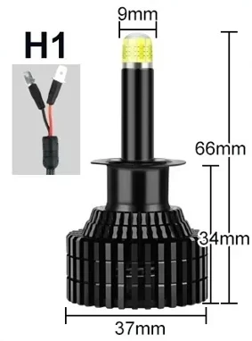 

H4 H1 H3 H7 LED 8-сторонние 26000LM 100W HB3 HB4 9012 Led H8 H9 H11 9005 9006 Автомобильные фары Автоматические противотуманные фары 3000K 6000K 8000K