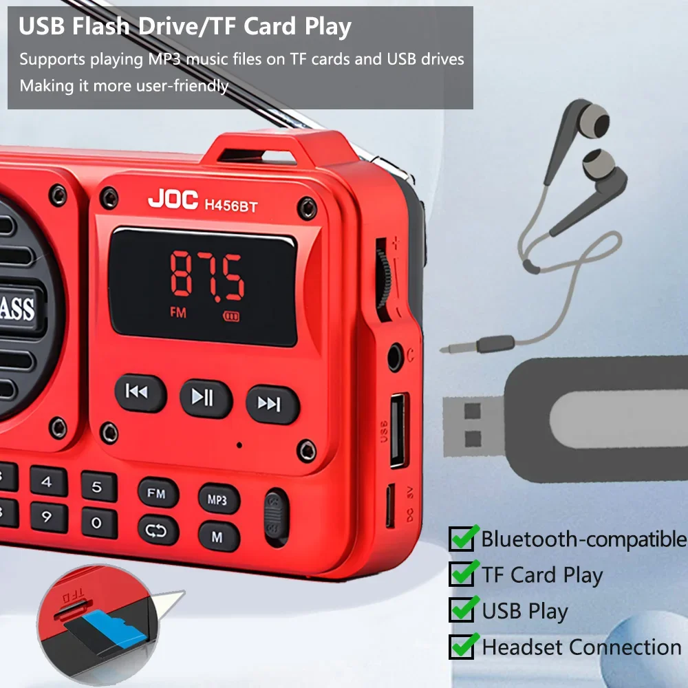 Портативная беспроводная Bluetooth-колонка с FM-радио USB TF-карта MP3 музыкальный плеер