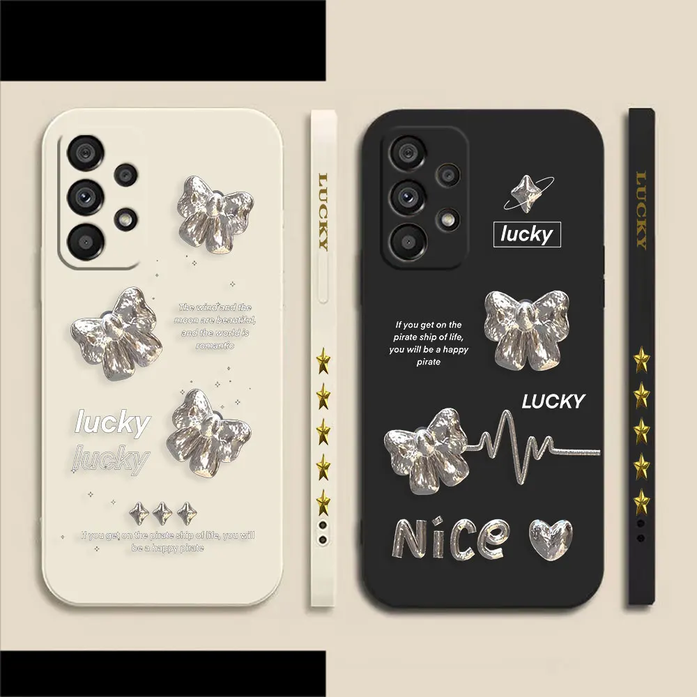 

Lucky Star Nice Phone Case For Samsung A91 A73 A72 A71 A53 A52 A51 A42 A33 A32 A31 A23 A21S A13 A52S A12 AO3S 4G 5G Case Capa
