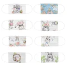 Маски для лица пасхальные с кроличьим Ротом, 100, 502022 шт.