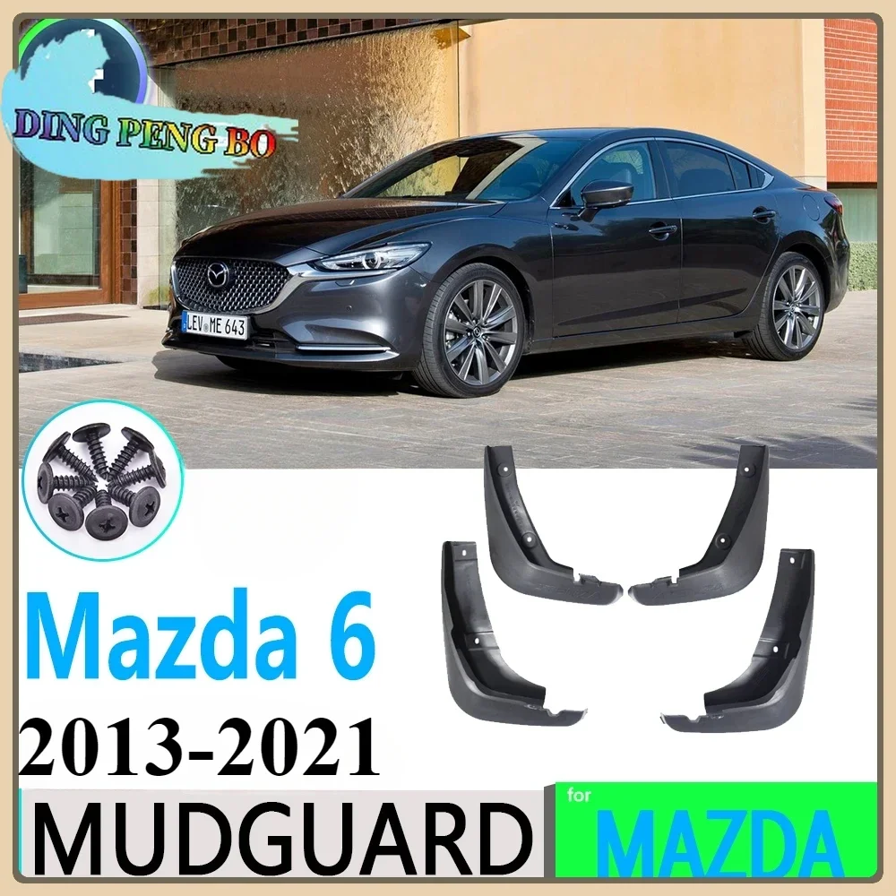 

Для Mazda 6 Atenza GL GJ 2013 ~ 2021 2014 2015 2016 2017 2018 Автомобильное крыло, брызговики, брызговики, 4 шт., автомобильные аксессуары