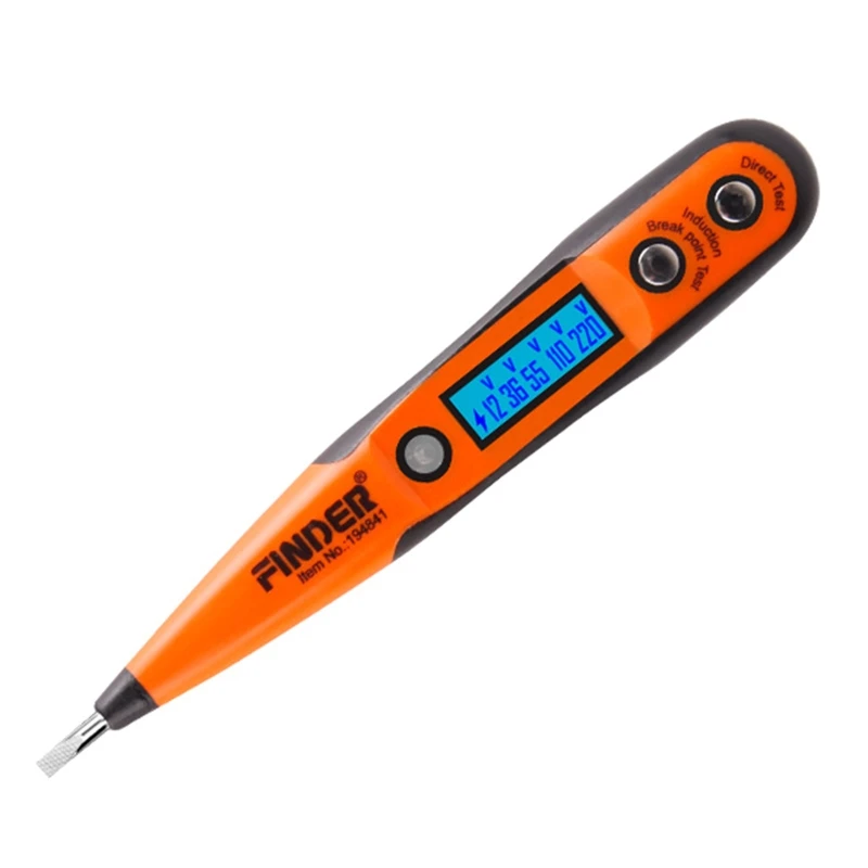

Digital AC DC Voltage Tester Pocket Clip Detector Breakpoint Finder for House