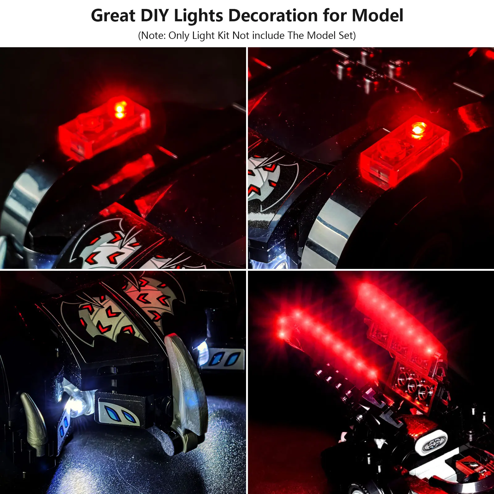 Фото Комплект светодиодного освещения LYBMTWF, совместимый с конструктором Lego 76333 (модельные блоки в комплект не входят) №4