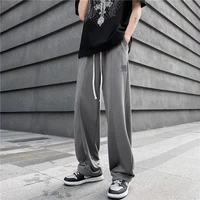 european and american vibe style pants tide brand spring loose straight casual pants national tide high street sports sweatpants