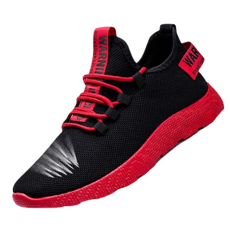 

New lace up men's sports shoes breathable casual soft bottom comfortable student shoes lightweight running shoes