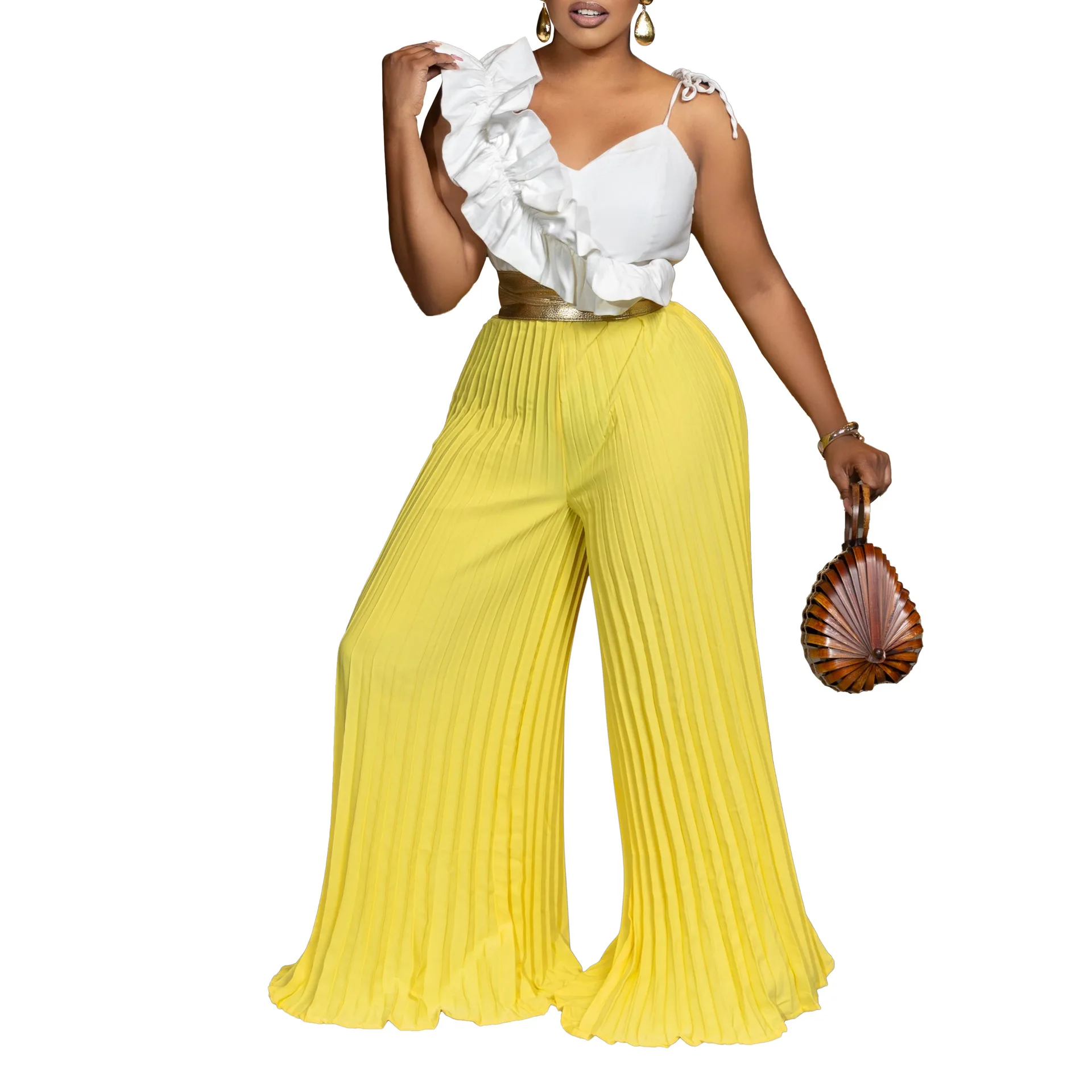 Комплекты из 2 предметов Африканские комплекты для женщин Новые эластичные