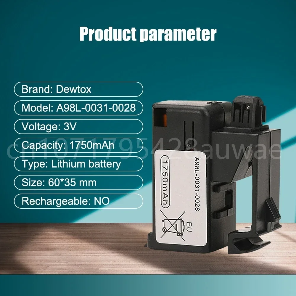 1 шт. новая оригинальная литиевая батарея A98L-0031-0028 A02B-0323-K102 3 В 1750 мАч для FANUC PLC
