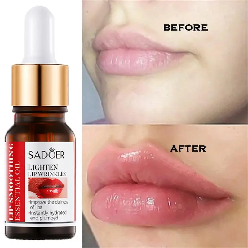 Lasting Moisturizing Lip Serum Oil Effective Reduce Lip Fine Lines Nourishing Repairing Care Long-lasting Anti-Cracking Lip Balm