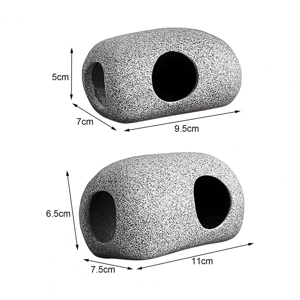 Аквариумная пещера ландшафтный дизайн скрывающий рыбу рок-домик экологически