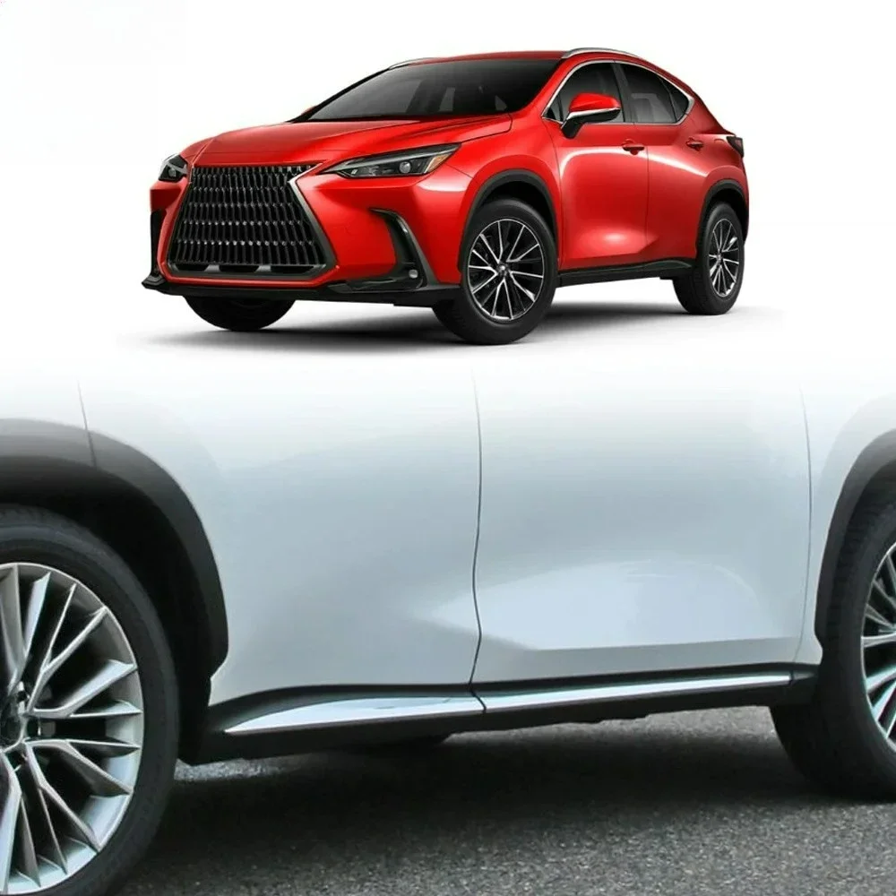 Фото Для Lexus NX-Class AZ20 NX250 NX350 NX450 2021 2022: Аксессуары для автомобиля, молдинги/накладки на боковые двери из нержавеющей стали №1