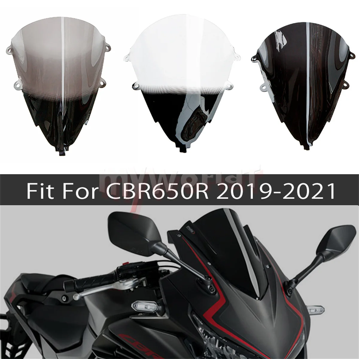 

Ветрозащитный экран для мотоцикла Honda CBR650R 2019 - 2022 CBR 650R 650 R 2020 2021