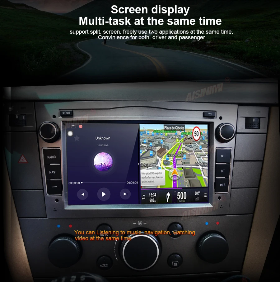 AISINIMI Android автомобильный плеер для VW Jetta Bora Polo Golf 4 Passat B5 радио автомобильное аудио