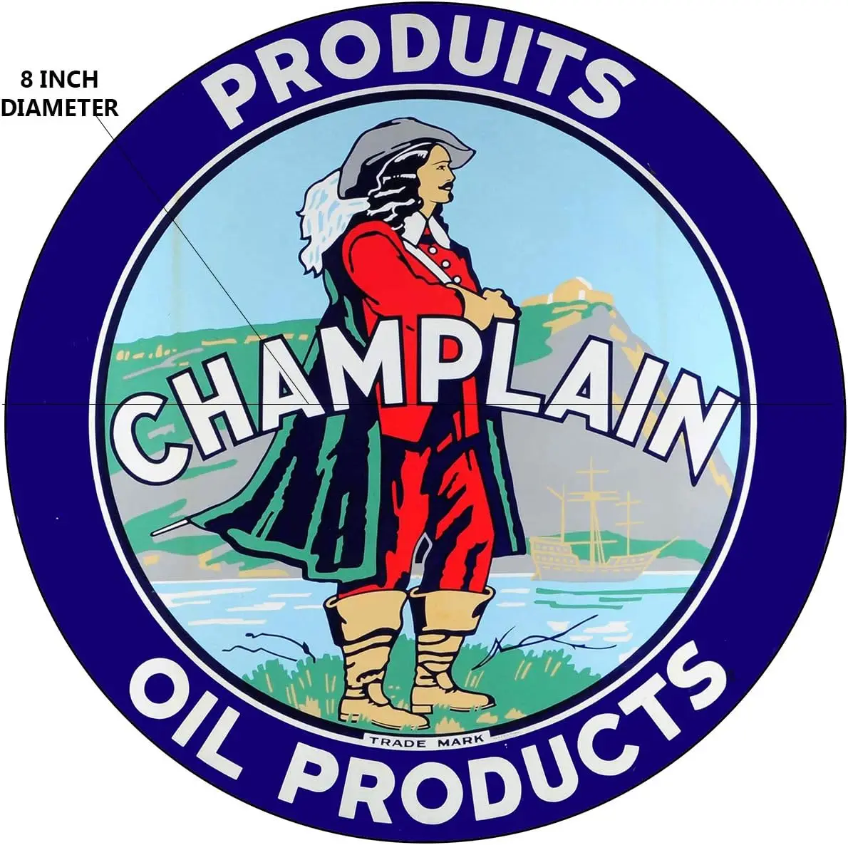 Винтажная репродукция газовых знаков винтажные металлические знаки круглая